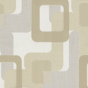 TAPETA ZMYWALNA NA FLIZELINIE GRAFICZNA BEŻ