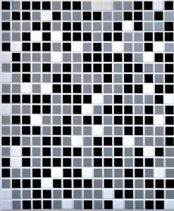 PANELE ŚCIENNE 3D MOZAIKA CZARNA PCV PŁYTKA PVC 24H