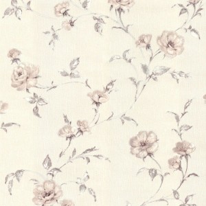 TAPETA KWIAT BEŻ BROKAT 429006 SINTRA 