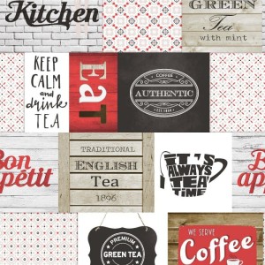 TAPETA KUCHENNA CZERWIEŃ 339138 SINTRA 