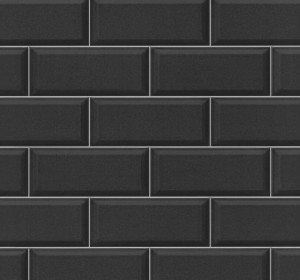 TAPETA KAFLA METRO CZARNA 429961 RASCH 