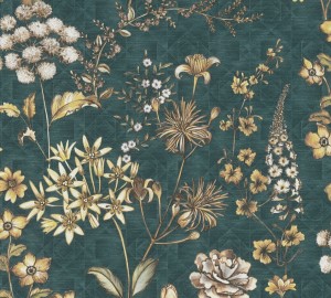 TAPETA ŁĄKA KWIETNA KŁOSY AS CREATION 39117-4 