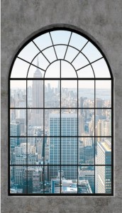 Tapeta MURAL OKNO NOWY YORK ML6201 GRANDECO 