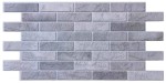 PANEL ŚCIENNY 3D CEGŁA SZARA PCV 